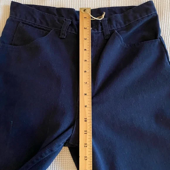 Vintage Roughrider Dark Navy Boot Cut Jeans - Picture 4 of 8